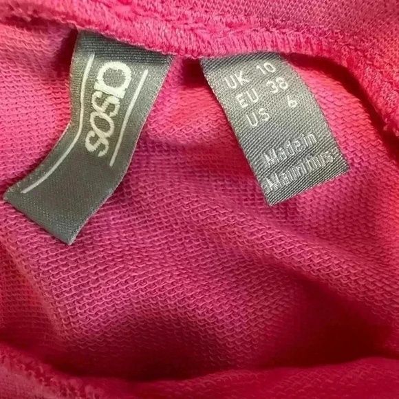 ASOS Tunic Womens Size 6 Pink Oversize Long Sleeve Casual Comfort Dress - Picture 8 of 8